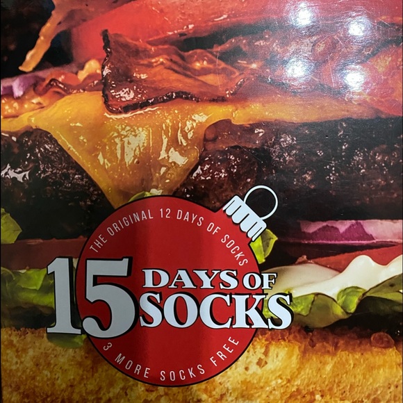 NIB Men’s Hyp
Food 15 Days of Socks Crew & Low Cut - Picture 4 of 7